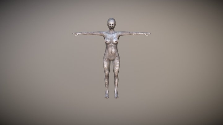 Female Zomby 3D Model