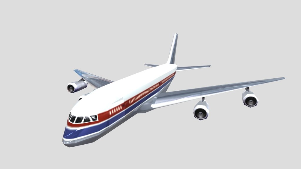 boeing 707 (burnout 3)