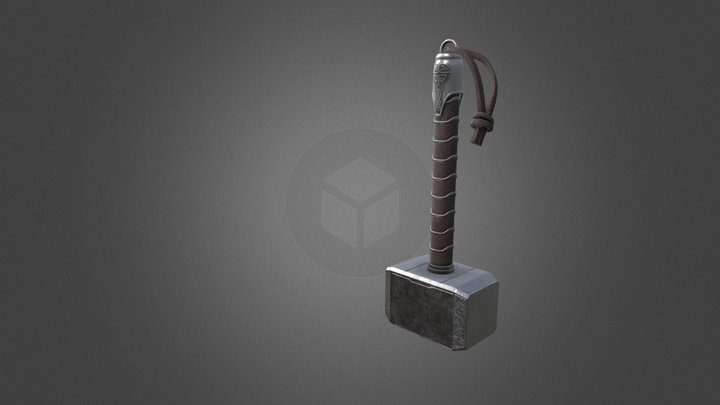 Thors Hammer (Mjolnir) 3D Model