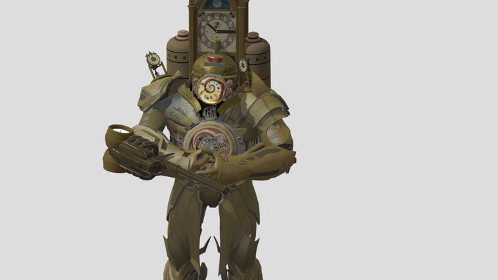Titan_clockman 3D Model