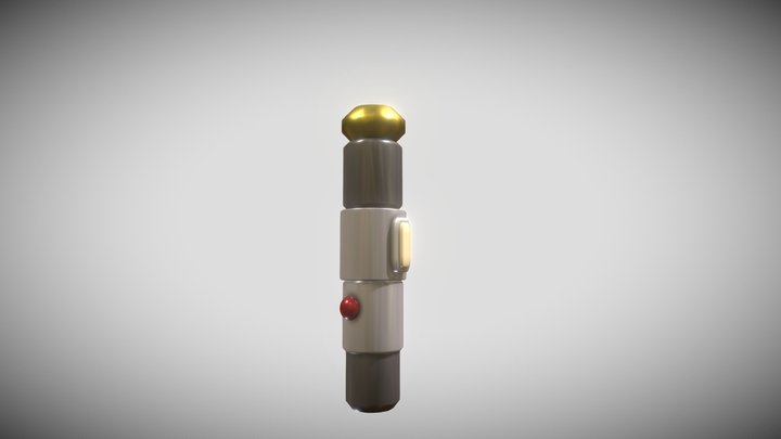 Lightsaber Handle 2 3D Model