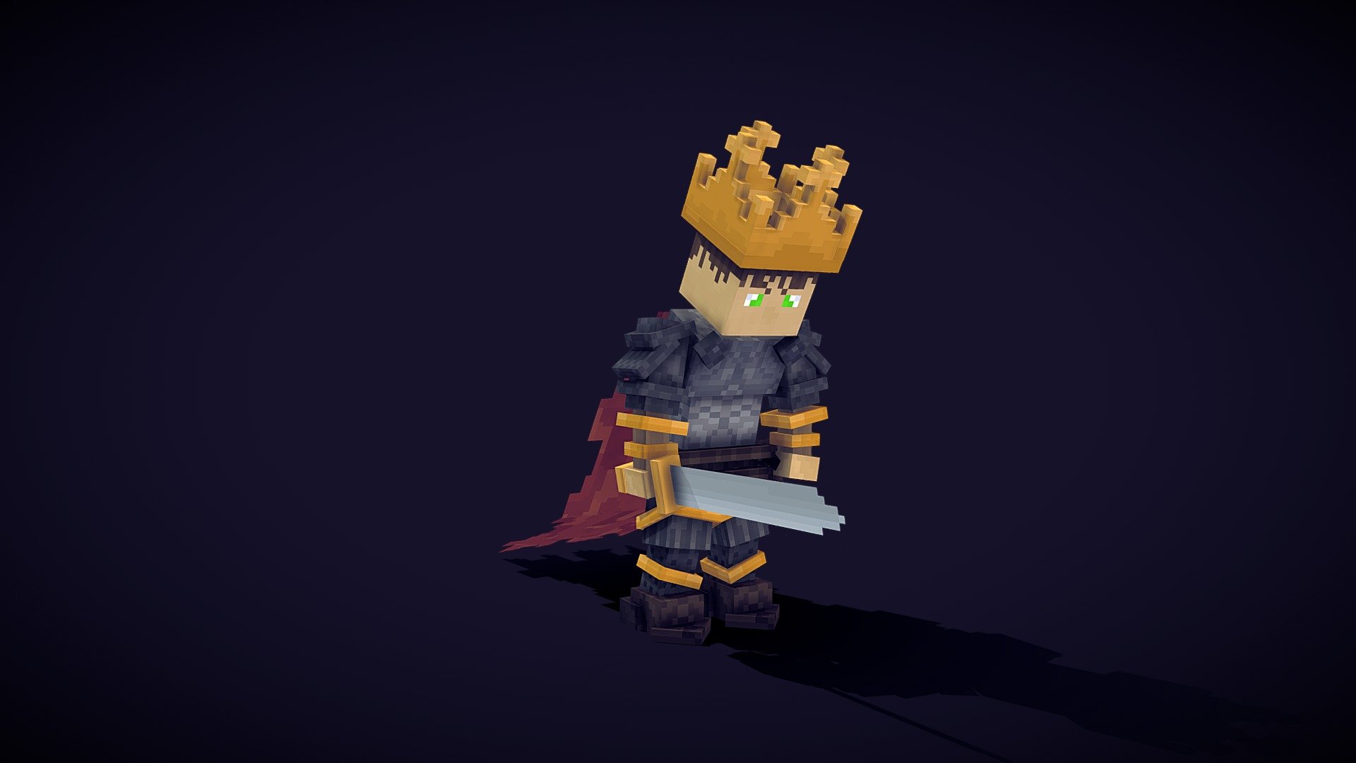 Young king - 3D model by belka (@belka3) [1cffd88] - Sketchfab