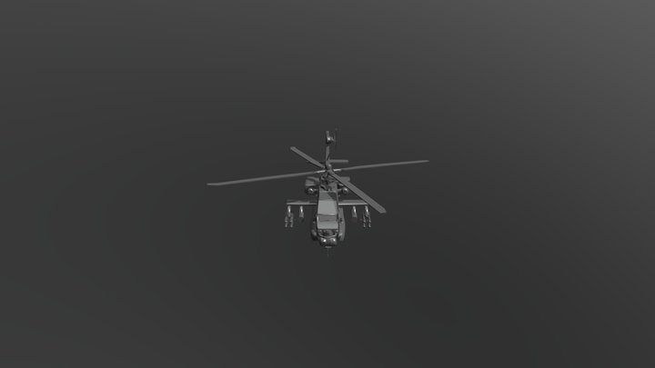 武裝直升機 3D Model