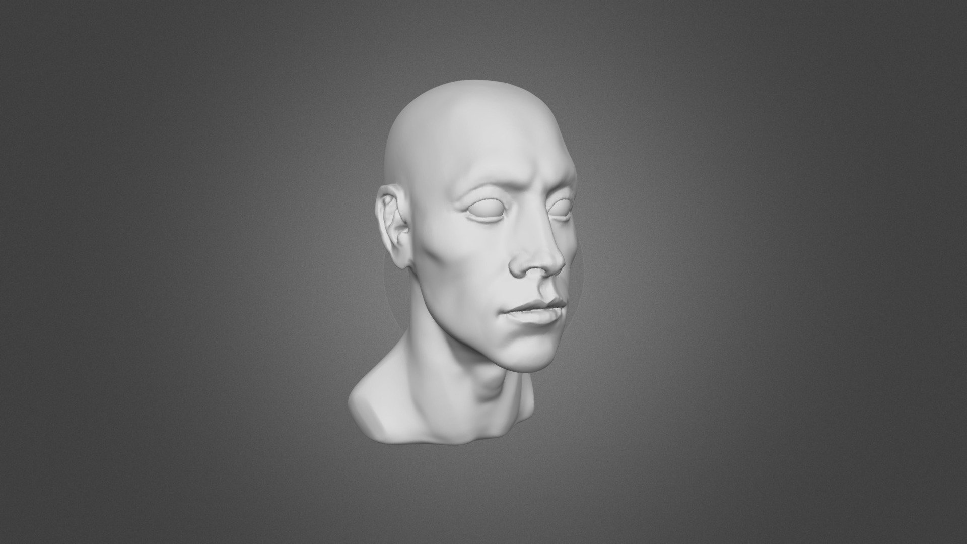 Male Head Sculpted - Download Free 3d Model By Skokalexander1999 