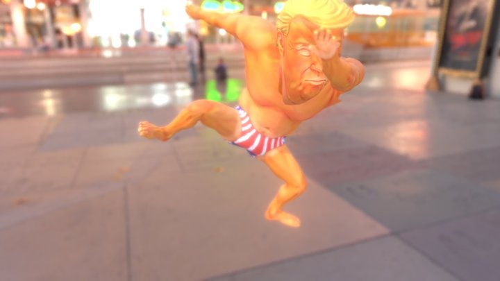 Trump Dance 3D Model