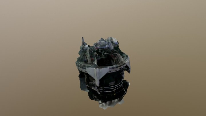 Martin 250 u turret. 3D Model