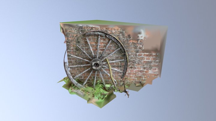Old Wheel 3D Model