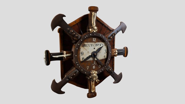 Butcher's Clock - Halloween – Modèle 3D gratuit STL