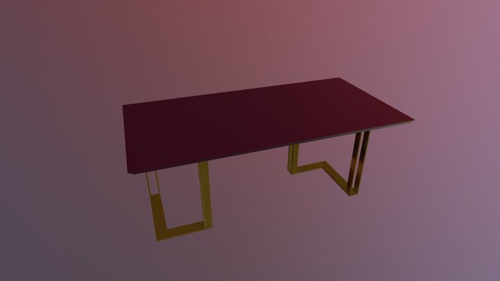 ARCH VIZ_Table 001 3D Model