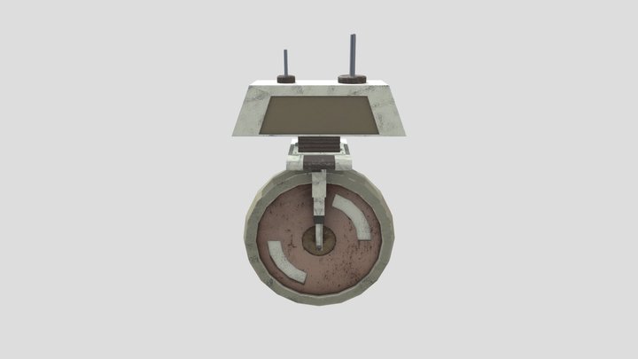 Textured Droid 3D Model