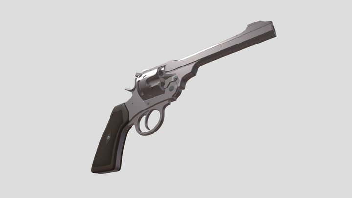 Webley MK IV pistol 3D Model