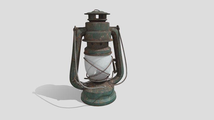 vintage lantern 3D Model