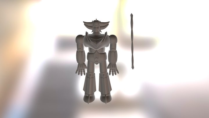 Goldorak animated 3D Model