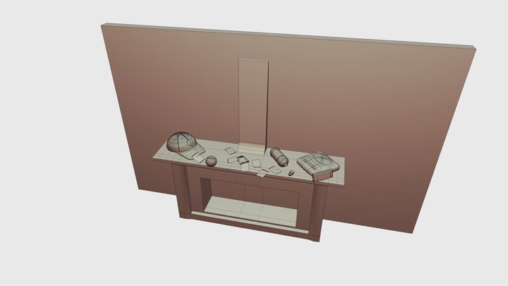 Mind on a Mantelpiece 3D Model
