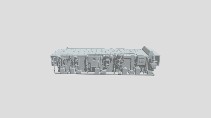 Stainless Steel Processing Line 3D Model