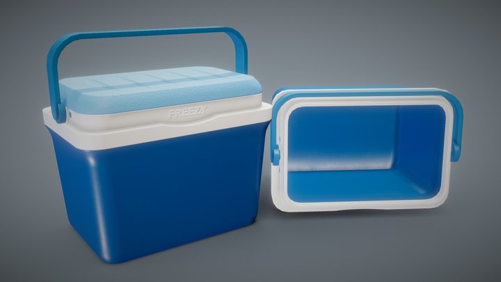 Plastic Cooler Clean - Updated for 2021 3D Model