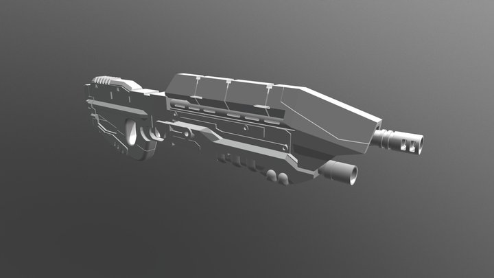 Rifle de Asalto - Halo 5 3D Model