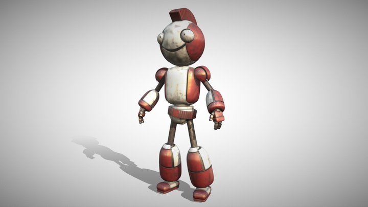 Robotobot baked 3D Model