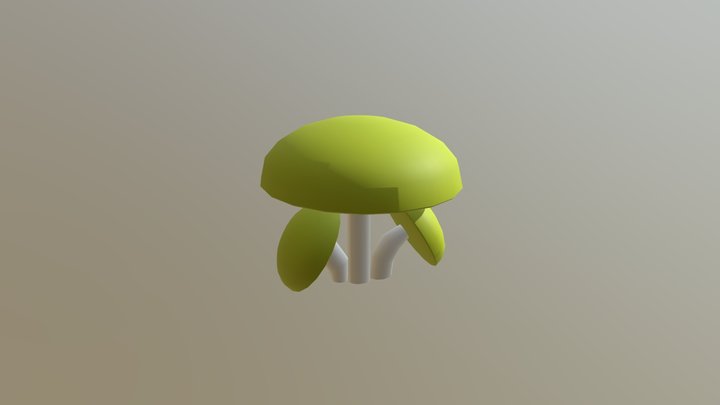 Small Mushroom 3D Model