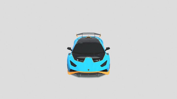 Lamborghini Huracan STO 2020 3D Model