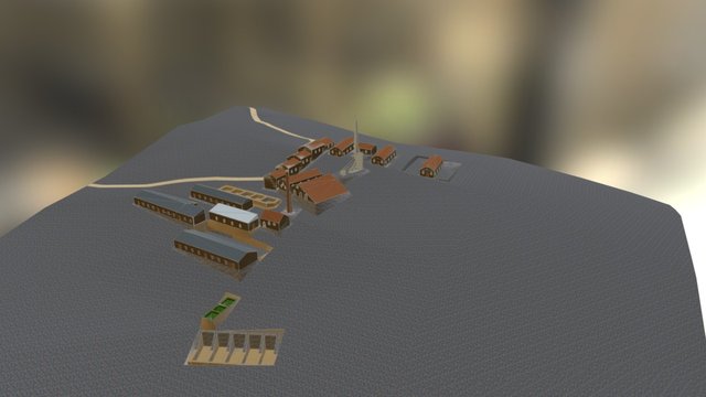 Poblado minero Sinapismo 3 3D Model
