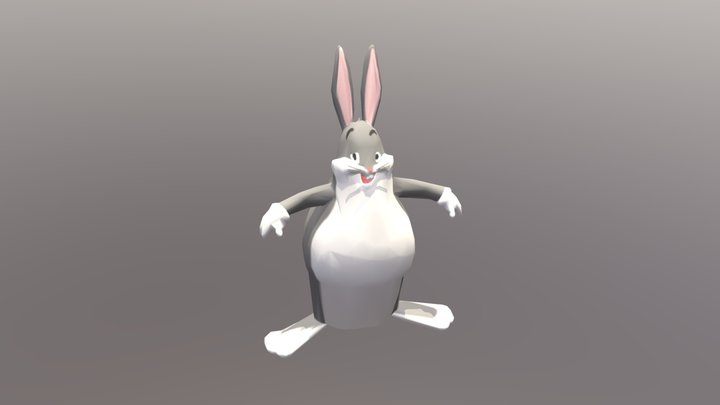bugs bunny: big chungus (MEME) 3D Model