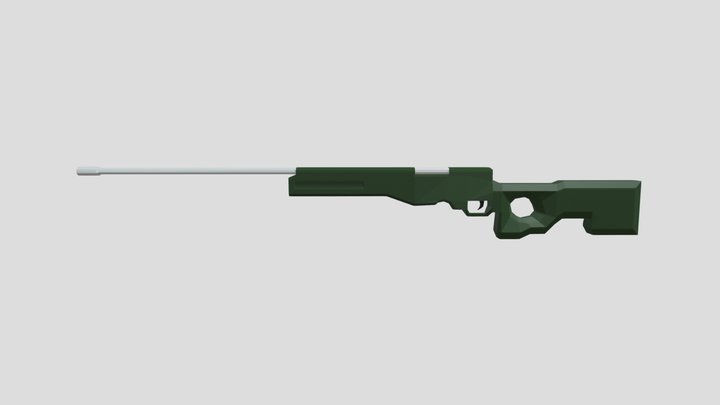 Sniper (AWM) 3D Model