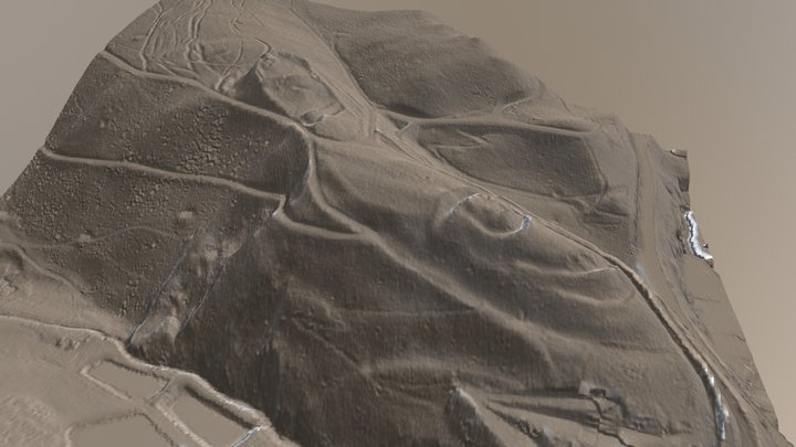 Alte Burg - Schummerung 3D Model