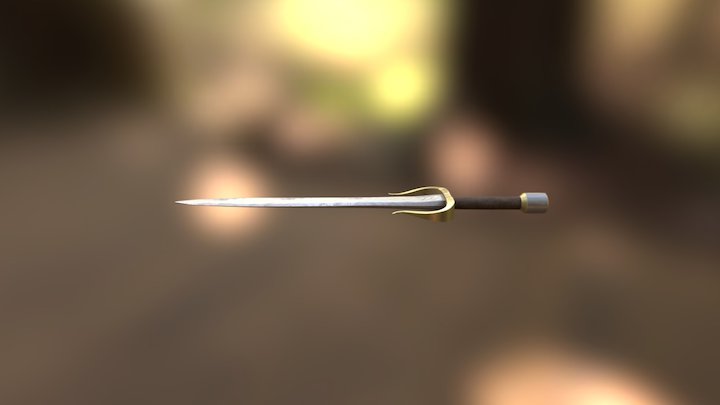 Finished Sword 3D Model