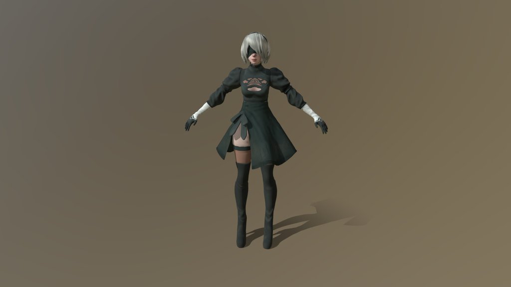 Nier Automata A 3d Model Collection By Luisbatistaq Sketchfab