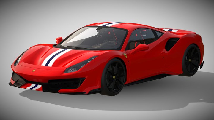 Ferrari-488 3D models - Sketchfab