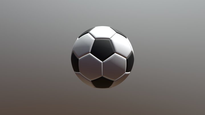 Football 3D Model