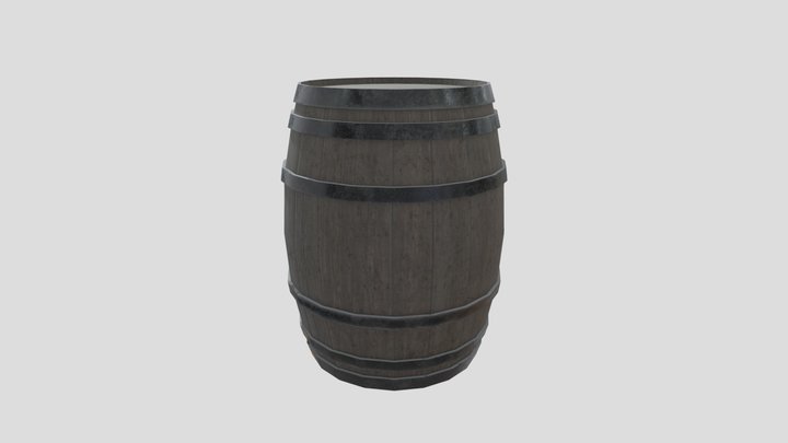 Barrel 3D Model