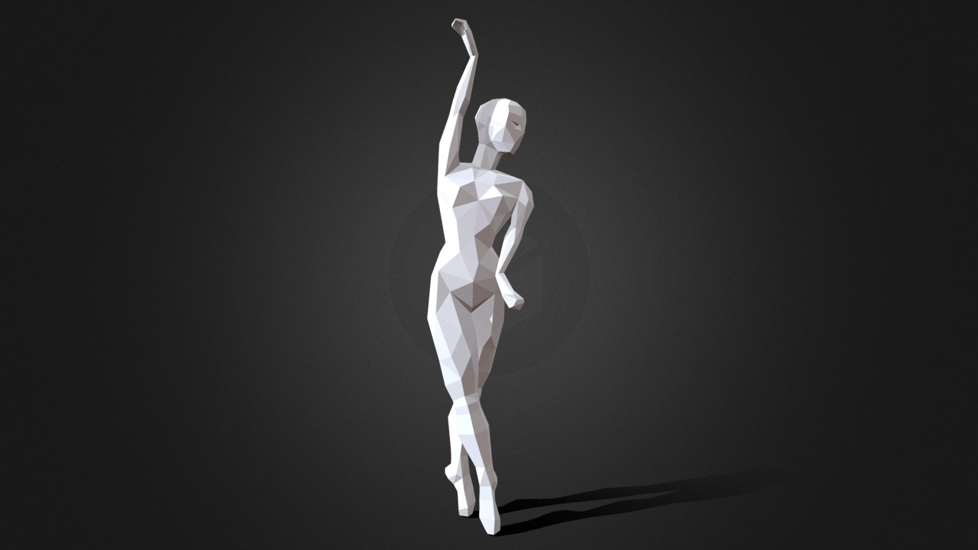 Модель балерины для 3d принтера