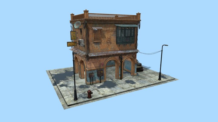 Old Building 3D Model