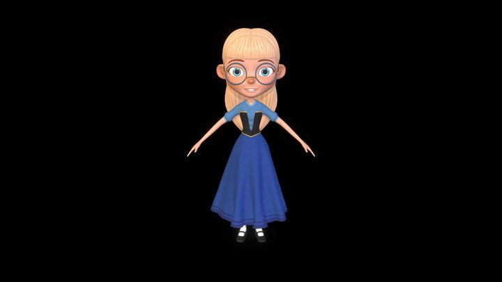Princess 3D Model