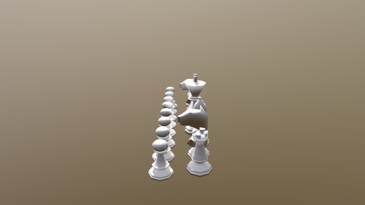 Mohamed Asaad B Ajedrez 3D Model