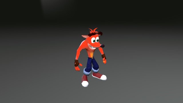 Crash Bandicoot 3D Model