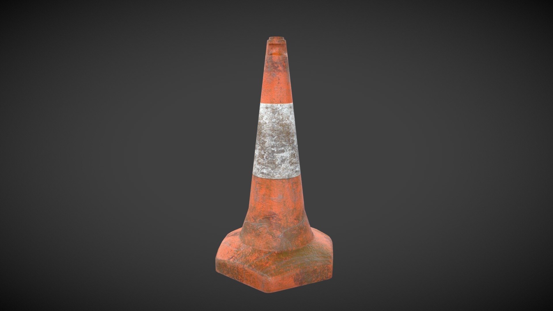 Traffic Cone Download Free 3D model by MihailoJova [1d16642] Sketchfab