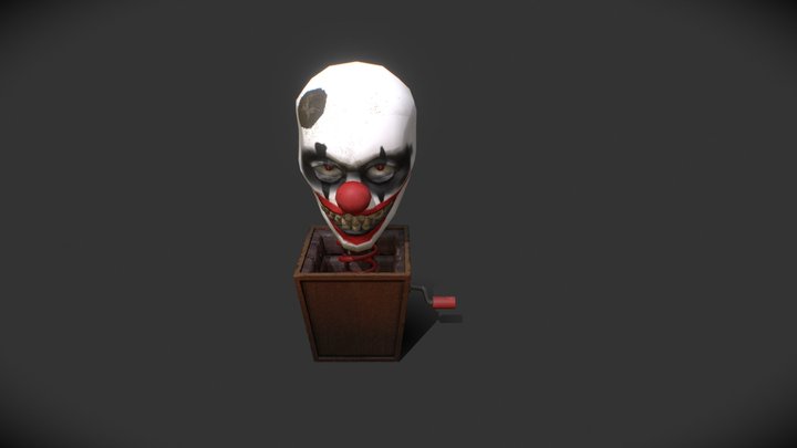 Clownbox Open Animation 3D Model