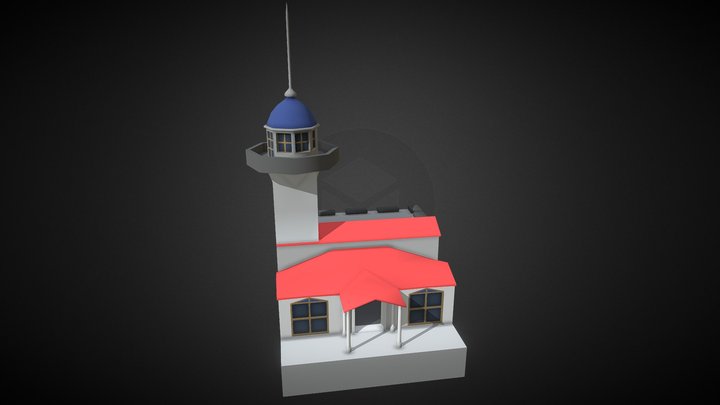 Kız Kulesi 3D Model