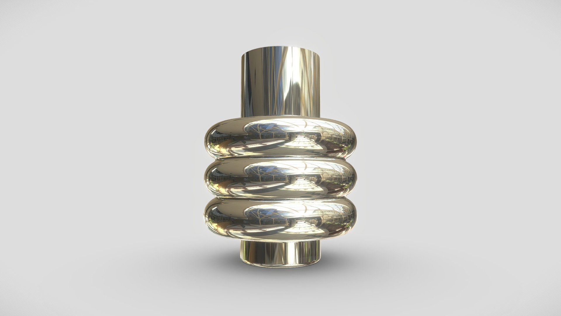 Vase MAGNUS D18xH24cm JYSK Buy Royalty Free 3D model by trimitek