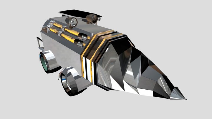 Mining drill 3D Model
