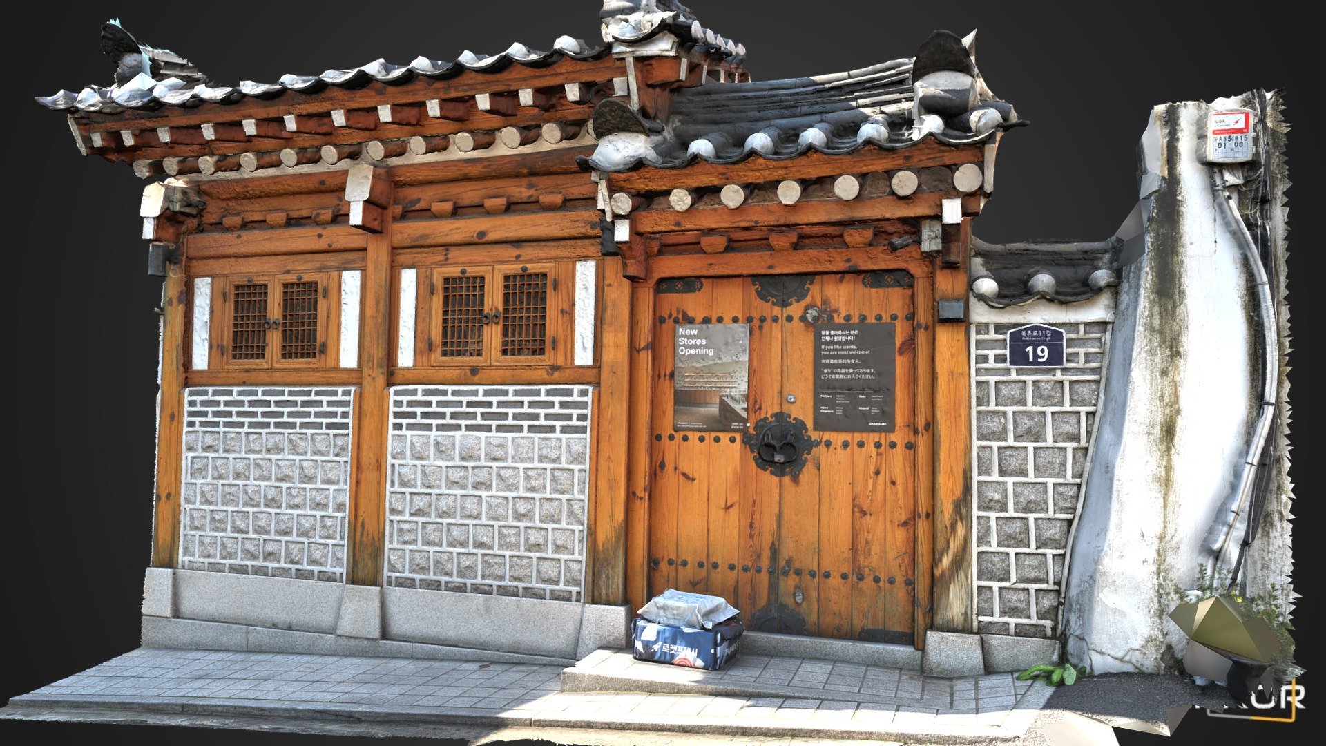 Korean Hanok style door - Buy Royalty Free 3D model by ME.RROR Studio ...