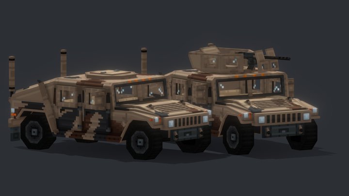 HMMWV 3D Model