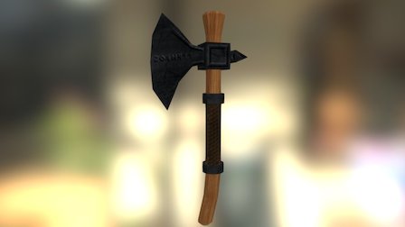 Viking Axe 3D Model