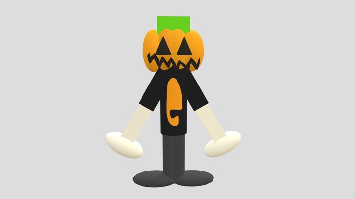 Pumpkin Carmelo 3D Model