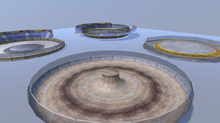 Derby Tracks Model Pack 3D Model