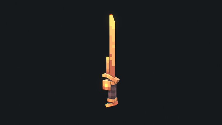 [MINECRAFT] Steampunk sword 3D Model