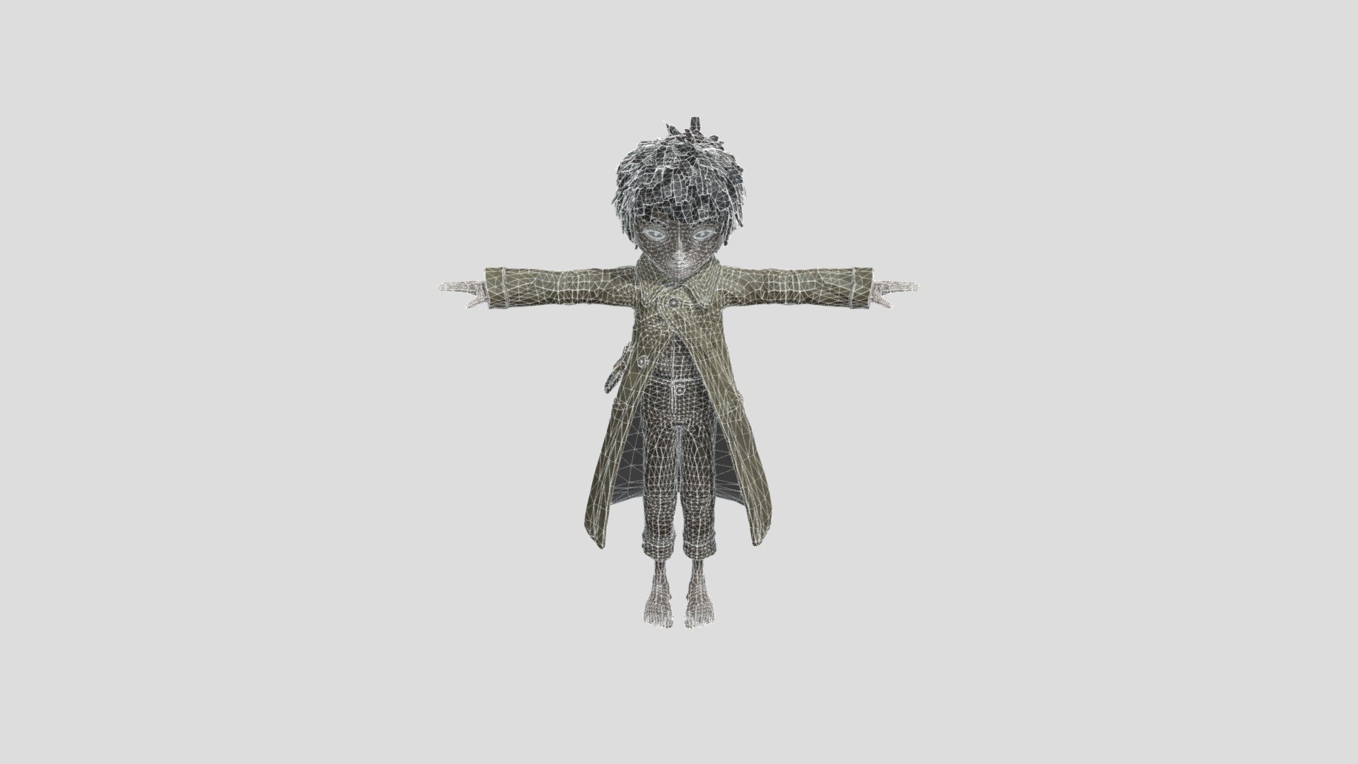 Mono Little nightmares 2 3D model 3D printable